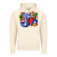 Vintage Artic puerto rico hearts Vintage Hoodie - Zillion Design Studio