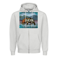 Dove Grey papa bear tumbler Zipper Hoodie - Artiststas