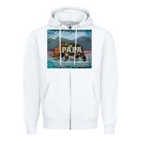 White papa bear tumbler Zipper Hoodie - Artiststas