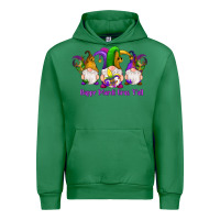 Emerald happy mardi gras y'all gnomes Urban Hoodie - RanaPortraitStore