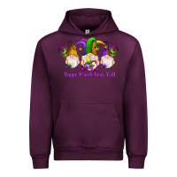 Mauve Wine happy mardi gras y'all gnomes Urban Hoodie - RanaPortraitStore