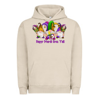 Pigment French Oak happy mardi gras y'all gnomes Urban Hoodie - RanaPortraitStore