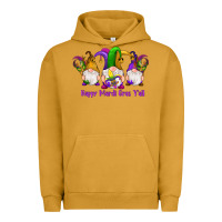 Pigment Peanut Butter happy mardi gras y'all gnomes Urban Hoodie - RanaPortraitStore