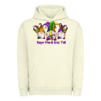 Pigment Pistachio happy mardi gras y'all gnomes Urban Hoodie - RanaPortraitStore