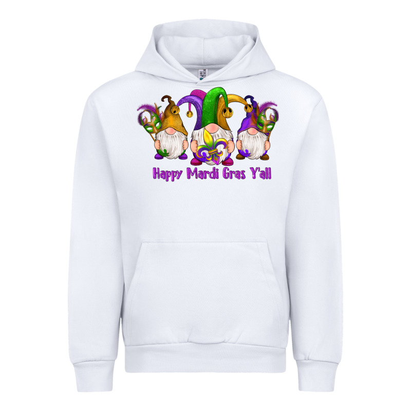 Happy Mardi Gras Y'all Gnomes Urban Hoodie by RanaPortraitStore | Teevron