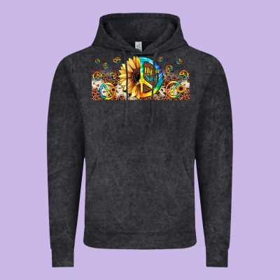Hippie Soul Leopard Sunflower Vintage Hoodie Designed By Jahusdesignshop