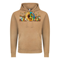 Vintage Camel hippie soul leopard sunflower Vintage Hoodie - JahusDesignShop
