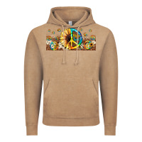 Vintage Coffee hippie soul leopard sunflower Vintage Hoodie - JahusDesignShop