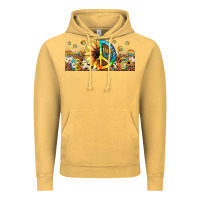 Vintage Mustard hippie soul leopard sunflower Vintage Hoodie - JahusDesignShop