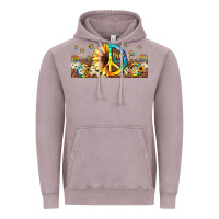 Vintage Zinc hippie soul leopard sunflower Vintage Hoodie - JahusDesignShop