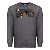 Charcoal Heather black woman confident Premium Sweatshirt - MaliasSmallBusiness