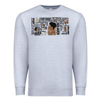 Heather Grey black woman confident Premium Sweatshirt - MaliasSmallBusiness