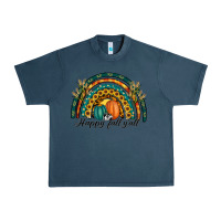Midnight Navy happy fall y'all rainbow Urban Heavy Tee - RanaPortraitStore