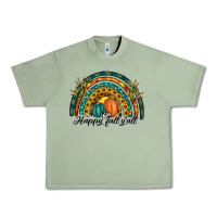 Oil Green happy fall y'all rainbow Urban Heavy Tee - RanaPortraitStore