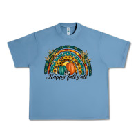 Pebble Blue happy fall y'all rainbow Urban Heavy Tee - RanaPortraitStore