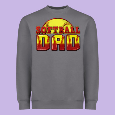 Heavyweight Sweatshirt softball dad