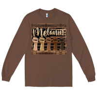 Chestnut melanin American flag Long Sleeve Tee - HRA Design Shop