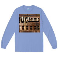 Colony Blue melanin American flag Long Sleeve Tee - HRA Design Shop
