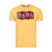 Vintage Mustard mama with license letters mothers day Vintage Tee - texasbilliewilder