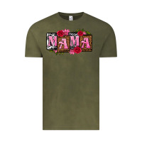Vintage Olive mama with license letters mothers day Vintage Tee - texasbilliewilder
