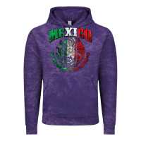 Cloud Purple mexico coat of arms Vintage Hoodie - Zillion Design Studio