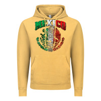 Vintage Mustard mexico coat of arms Vintage Hoodie - Zillion Design Studio