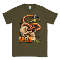 Army Green i put a spell on you Classic Tee - BundleAndBundleShop