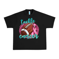 Black Tackle Cancer Football Urban Heavy Tee - texasbilliewilder
