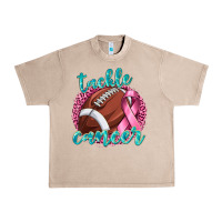 French Oak Tackle Cancer Football Urban Heavy Tee - texasbilliewilder