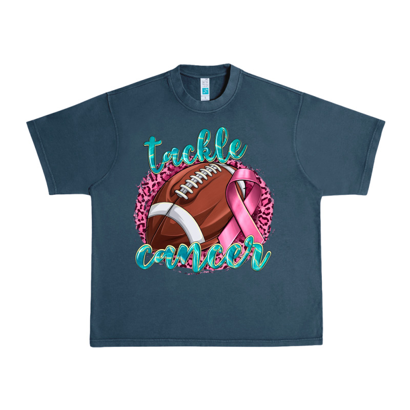 Tackle Cancer Football Urban Heavy Tee by texasbilliewilder | Teevron