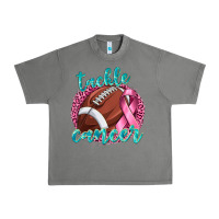 Tornado Tackle Cancer Football Urban Heavy Tee - texasbilliewilder