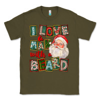 Army Green I Love A Man With A Beard Classic Tee - FaDigitalArtStudio