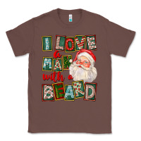 Chestnut I Love A Man With A Beard Classic Tee - FaDigitalArtStudio