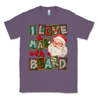 Lavender I Love A Man With A Beard Classic Tee - FaDigitalArtStudio
