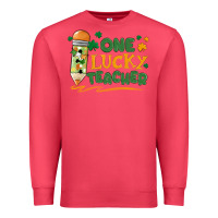 Cardinal one lucky teacher Premium Sweatshirt - MaliasSmallBusiness