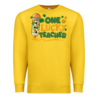 Lemon one lucky teacher Premium Sweatshirt - MaliasSmallBusiness