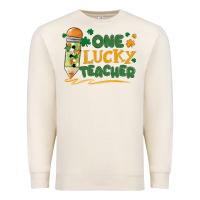 Sandshell one lucky teacher Premium Sweatshirt - MaliasSmallBusiness