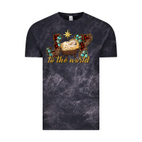 Cloud Black joy to the world Vintage Tee - RanaPortraitStore
