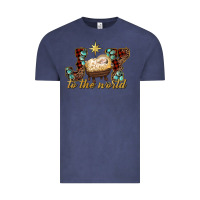 Vintage Denim joy to the world Vintage Tee - RanaPortraitStore