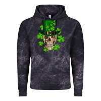 Cloud Black st. patrick's day skull Vintage Hoodie - RanaPortraitStore