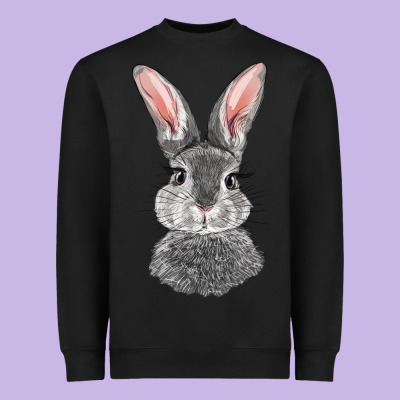 Heavyweight Sweatshirt Bunny Face