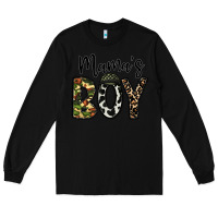 Black mama's boy Long Sleeve Tee - CowhideDigitalArt