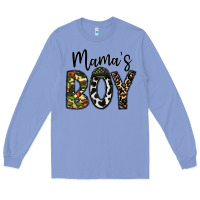 Colony Blue mama's boy Long Sleeve Tee - CowhideDigitalArt