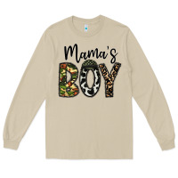 Mushroom mama's boy Long Sleeve Tee - CowhideDigitalArt