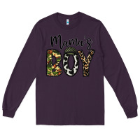 Plum mama's boy Long Sleeve Tee - CowhideDigitalArt