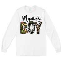 White mama's boy Long Sleeve Tee - CowhideDigitalArt
