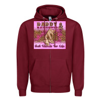 Burgundy daddy and daughter best friends for life Zipper Hoodie - Artiststas