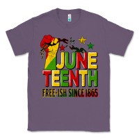 Lavender juneteenth fist free ish since 1865 Classic Tee - HRA Design Shop
