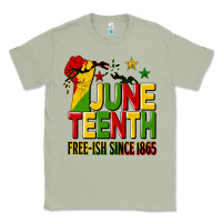 Matcha juneteenth fist free ish since 1865 Classic Tee - HRA Design Shop