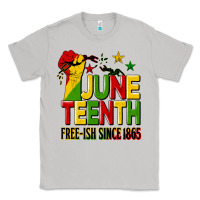 Moon Dust juneteenth fist free ish since 1865 Classic Tee - HRA Design Shop